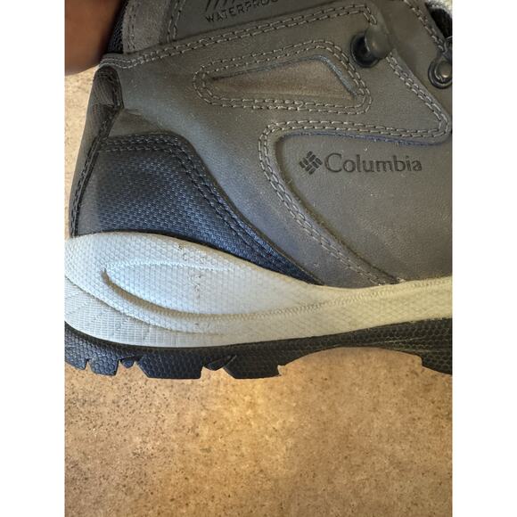 Columbia Newton Ridge Plus Waterproof Hiking Boots Charcoal Women's Size 9.5 - Picture 8 of 11